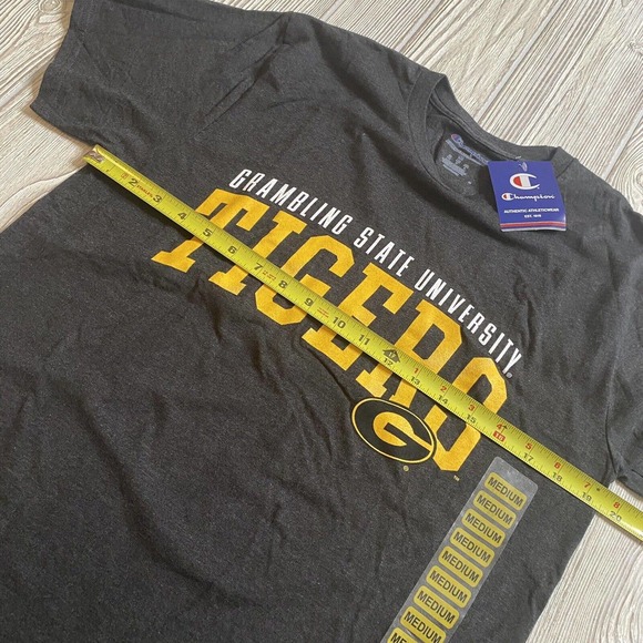 Champion Grambling State Tigers Logo TShirt Men’s M Charcoal Gray NWT - Picture 7 of 10